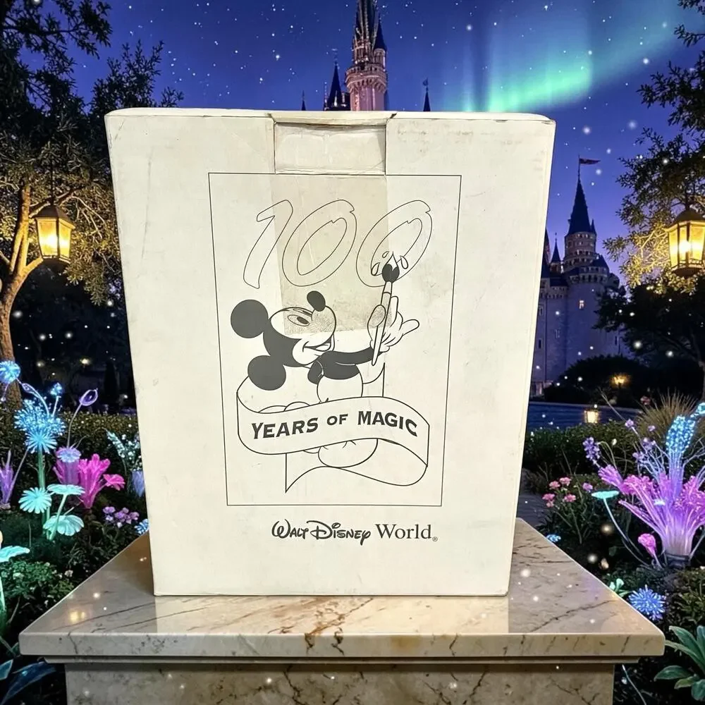 Disney World 100 Years of Magic Mickey Hinged 4x6 Photo Frame Open Box